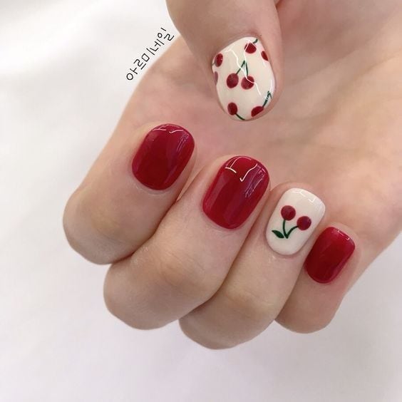 Uñas para primavera: Frutas de temporada 2