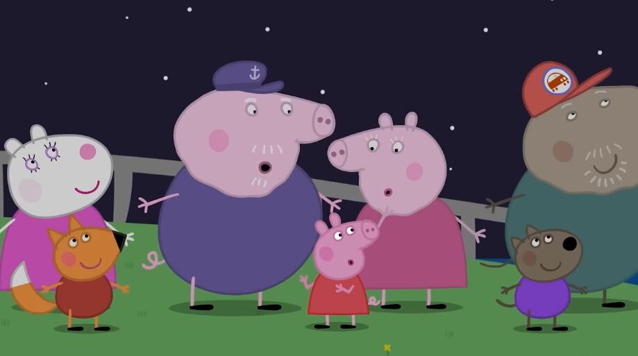 Peppa Pig y los fuegos artificiales