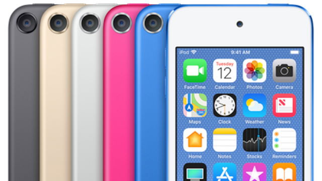 El actual modelo del iPod Touch.