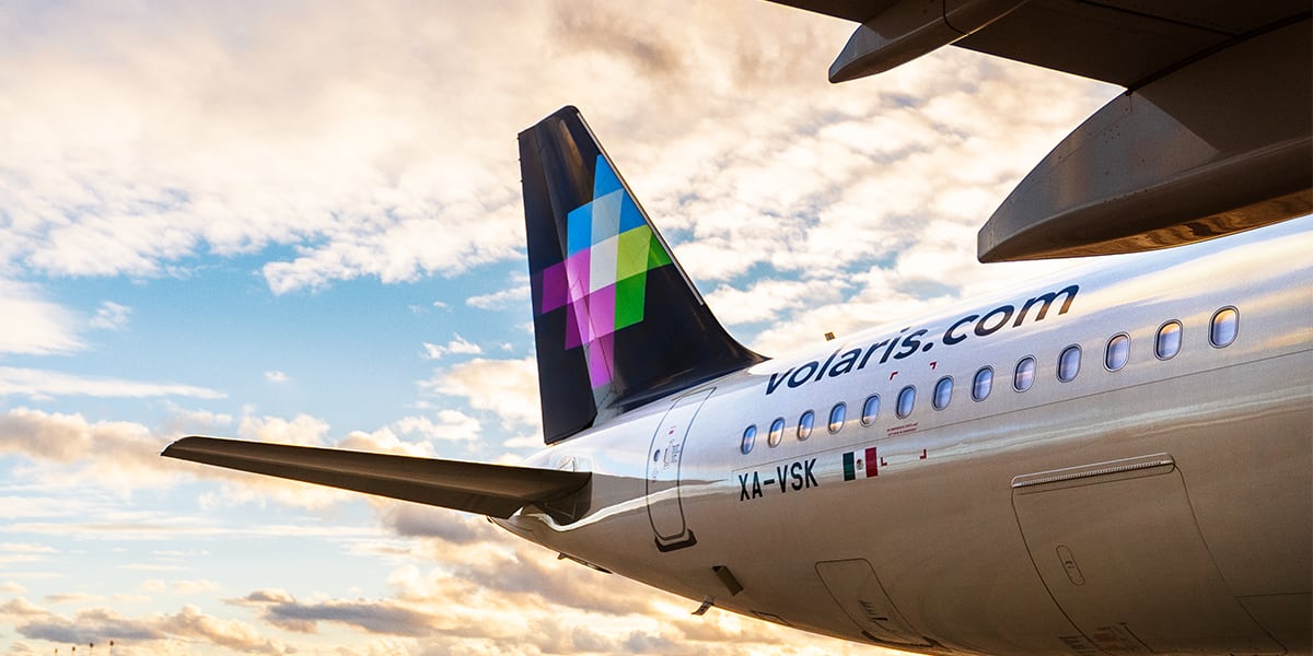 Avión de Volaris