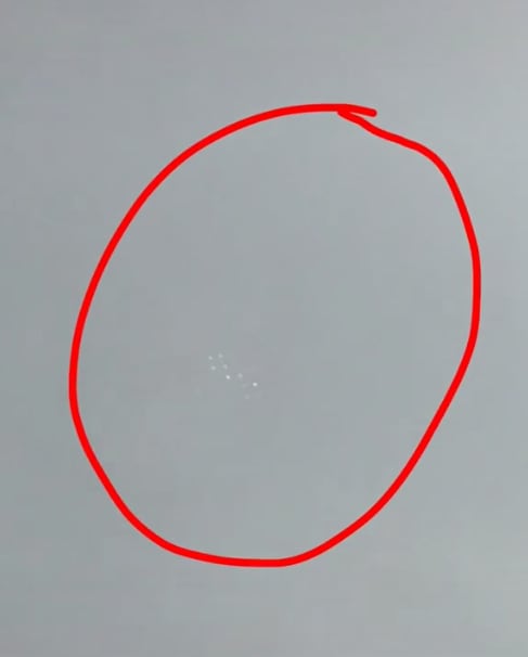 Flotilla de OVNIs en TikTok