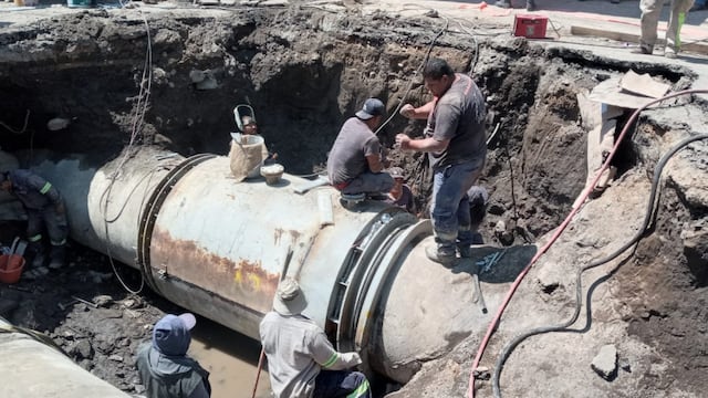Termina reparación de fuga en Iztapalapa