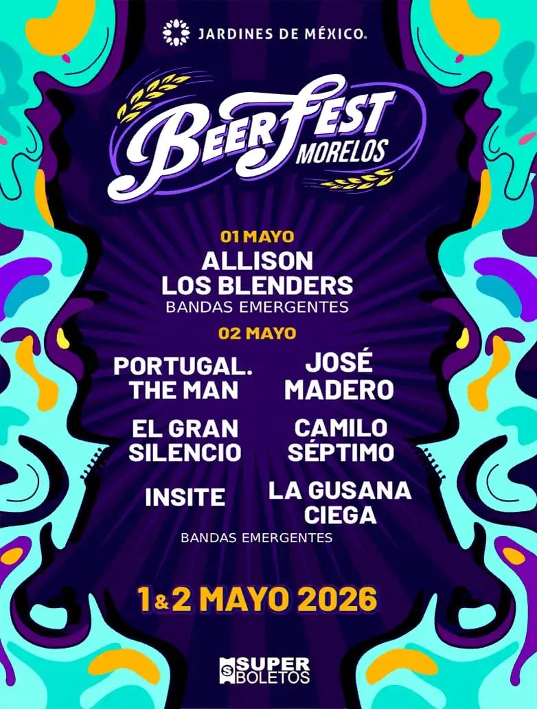 Beer Fest 2026 en Morelos: fechas, artistas y cervecerías confirmadas
