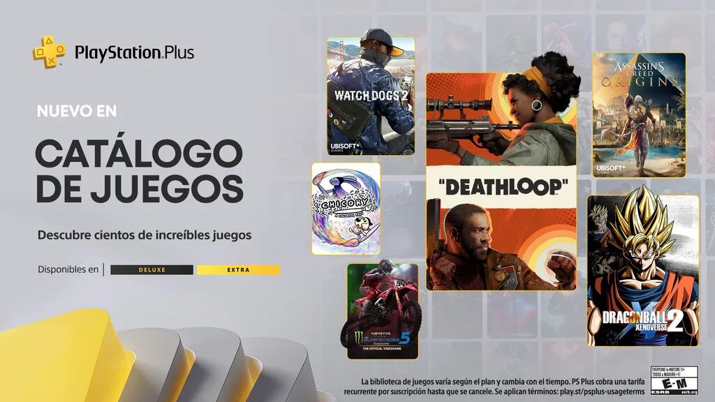 Juegos PlayStation Plus Extra y Deluxe