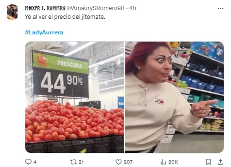 Memes de Lady Aurrerá