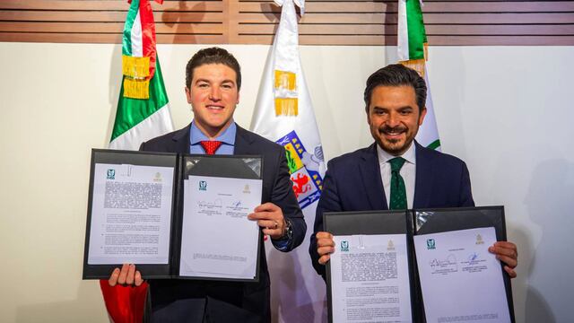 Samuel García y Zoé Robledo