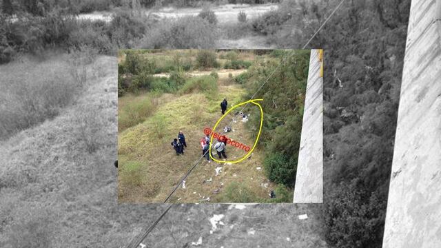 Elementos de la policía municipal de Nezahualcóyotl reportaron el hallazgo de restos humanos en Periférico a la altura de Río de los Remedios, muy cerca del Bordo de Xochiaca.