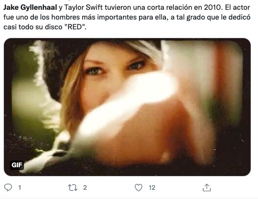 Teorías de los fans sobre que la canción 'All Too Well' de Taylor Swift es para Jake Gyllenhaal