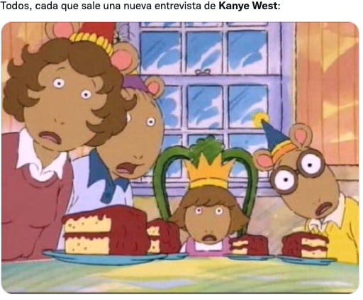Memes se burlan de la suspensión de Kanye West en Twitter