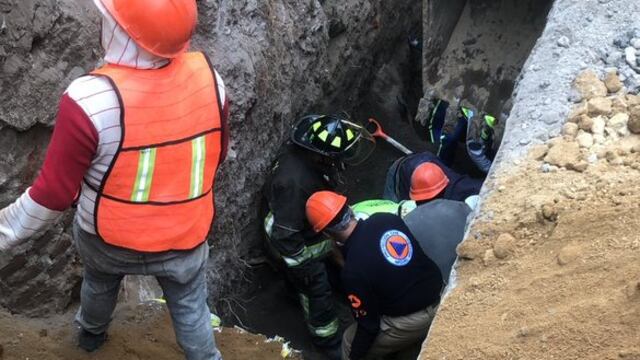 Derrumbe en Ríos San Joaquín deja atrapados a trabajadores