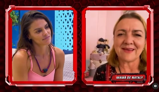 Nataly Gutiérrez en plática con su mamá en Exatlón México.