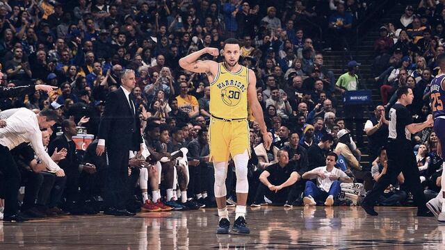 Curry es el tercer máximo anotador de triples