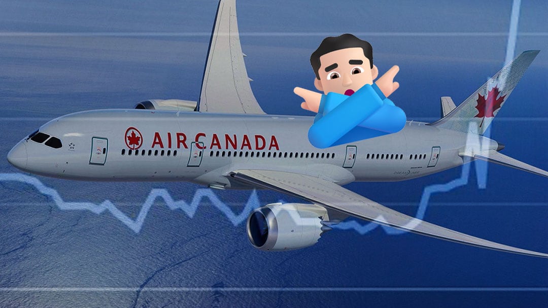 Air Canada suspende vuelos por alza en el precio del combustible
