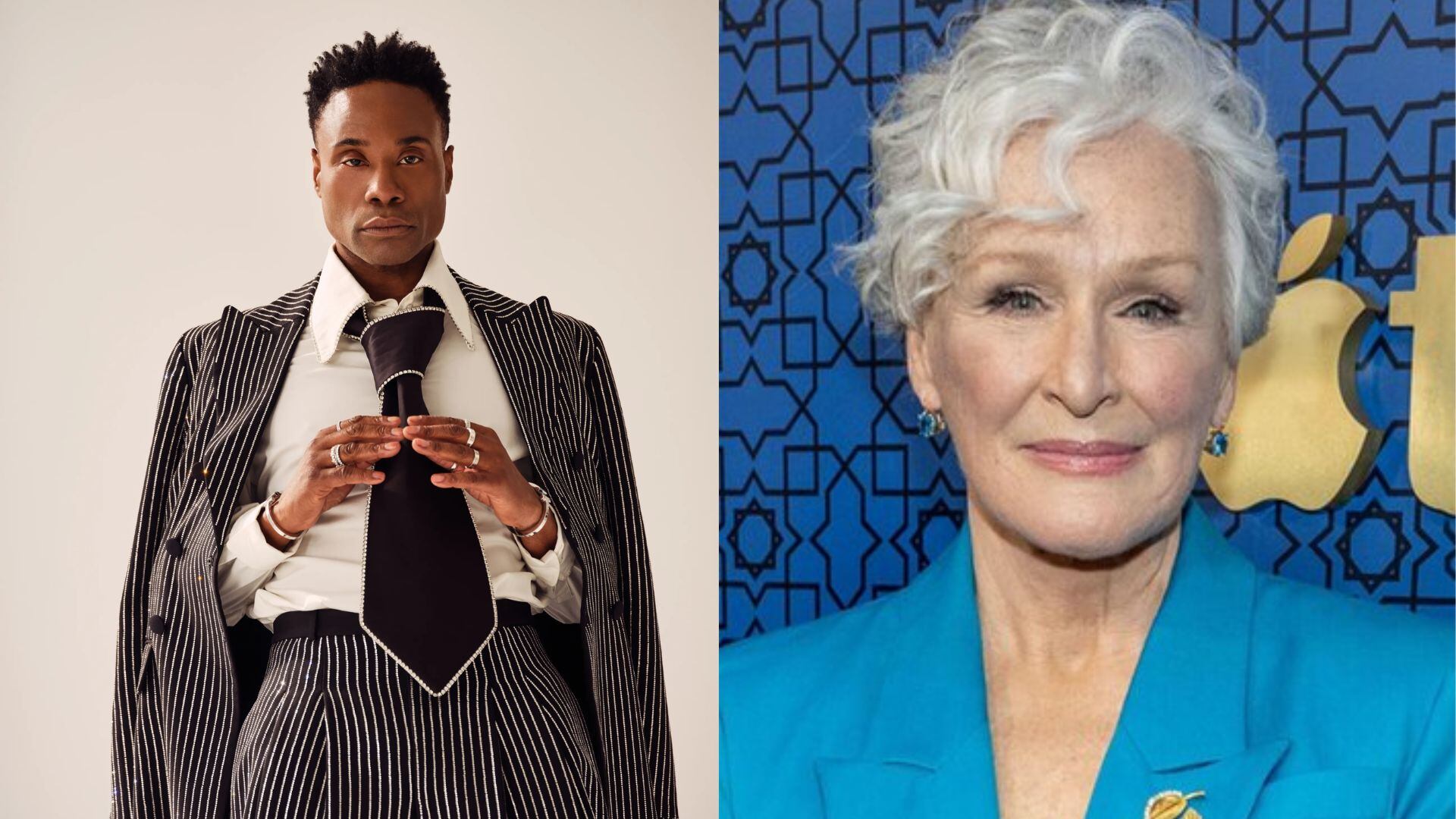 Billy Porter y Glenn Close