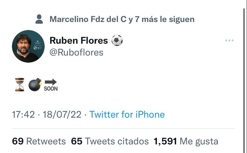 El padre de Marcelo Flores podría estar anunciando la salida de su hijo del Arsenal al Real Oviedo.