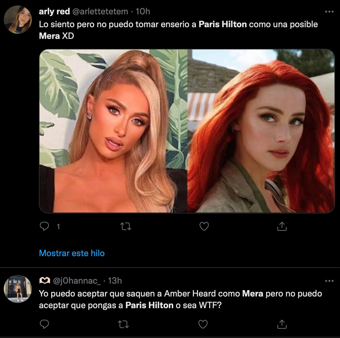 Paris Hilton como ‘Mera’ en Aquaman 2 no convence; fans querían a Emilia Clarke