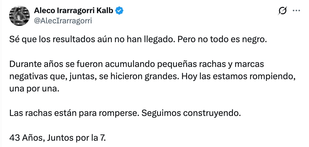 Aleco Iraragorri reconoce malos resultados del Santos Laguna