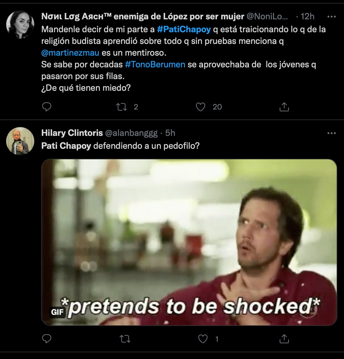 Tunden a Pati Chapoy por defender a Toño Berumen quien es señalado por acoso