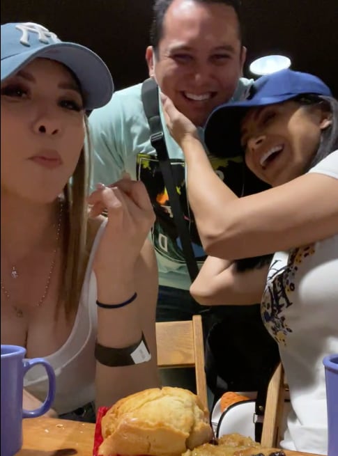 Kimberly Flores, Edwin Luna y Yuliana