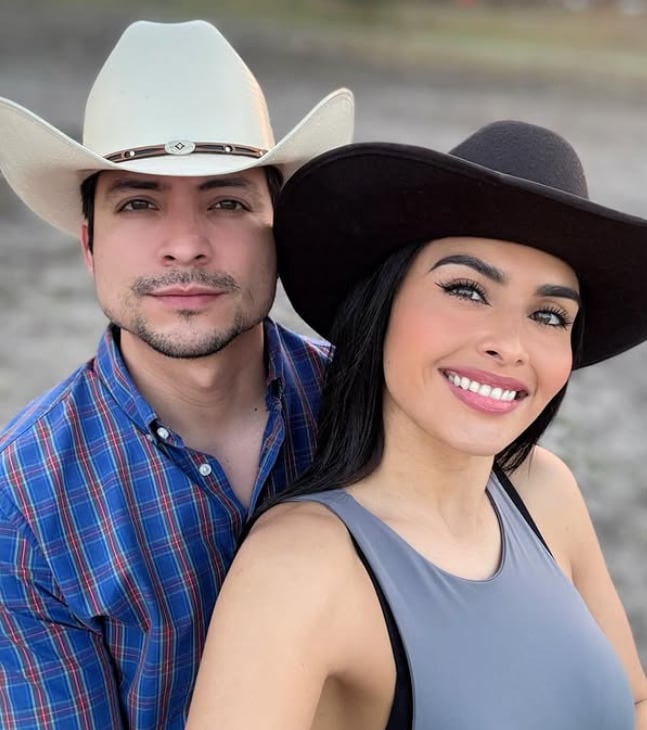 Kristal Silva y su esposo Luis Ángel Garza