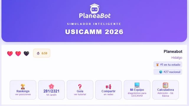 Simulador USICAMM con IA: Planeabot lanza herramienta para docentes en México.
