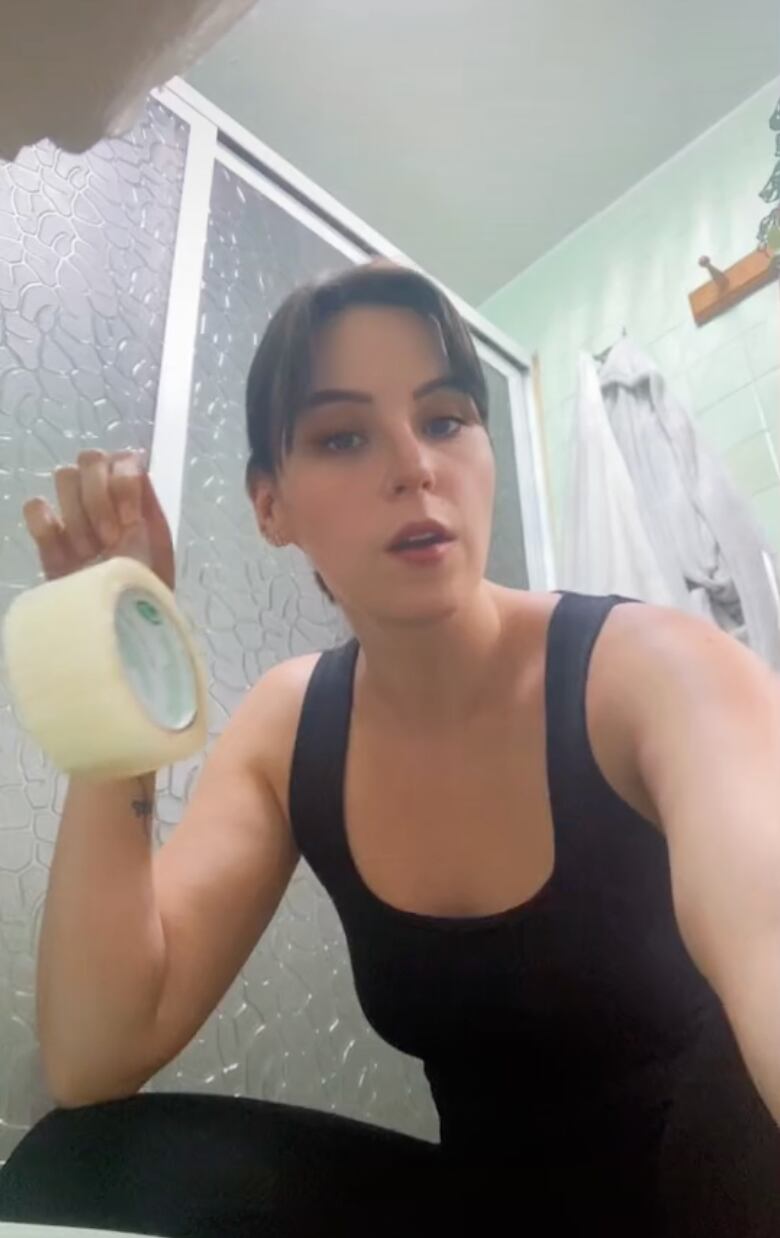 Paula Abarca, quien siguió el hack de TikTok