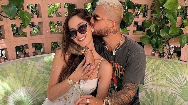 Natalia Barulich y Maluma
