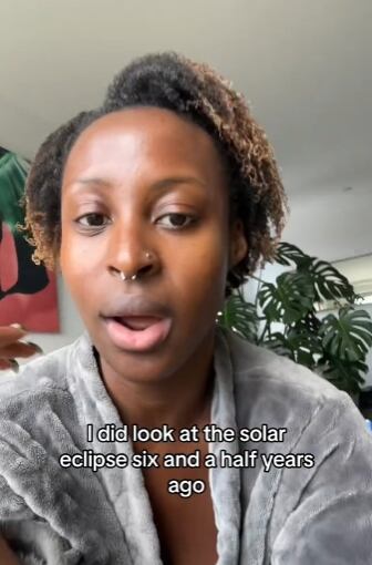 Miró el eclipse por 15 segundos y el daño en sus ojos es permanente