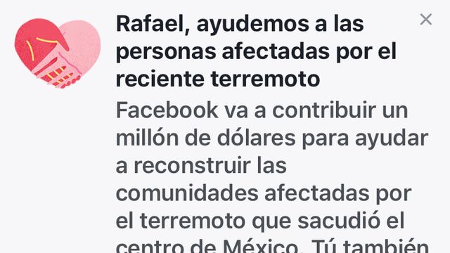 Facebook aporta 1 millón de dólares a la Cruz Roja Mexicana