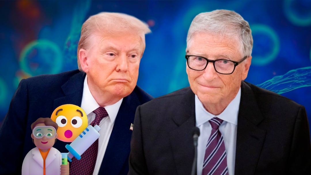 Donald Trump y Bill Gates hablaron de los pasos para la cura del VIH