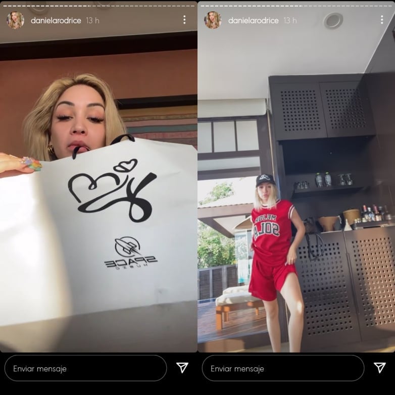 Daniela Rodrice muestra detalles del evento de Kimberly Loaiza.