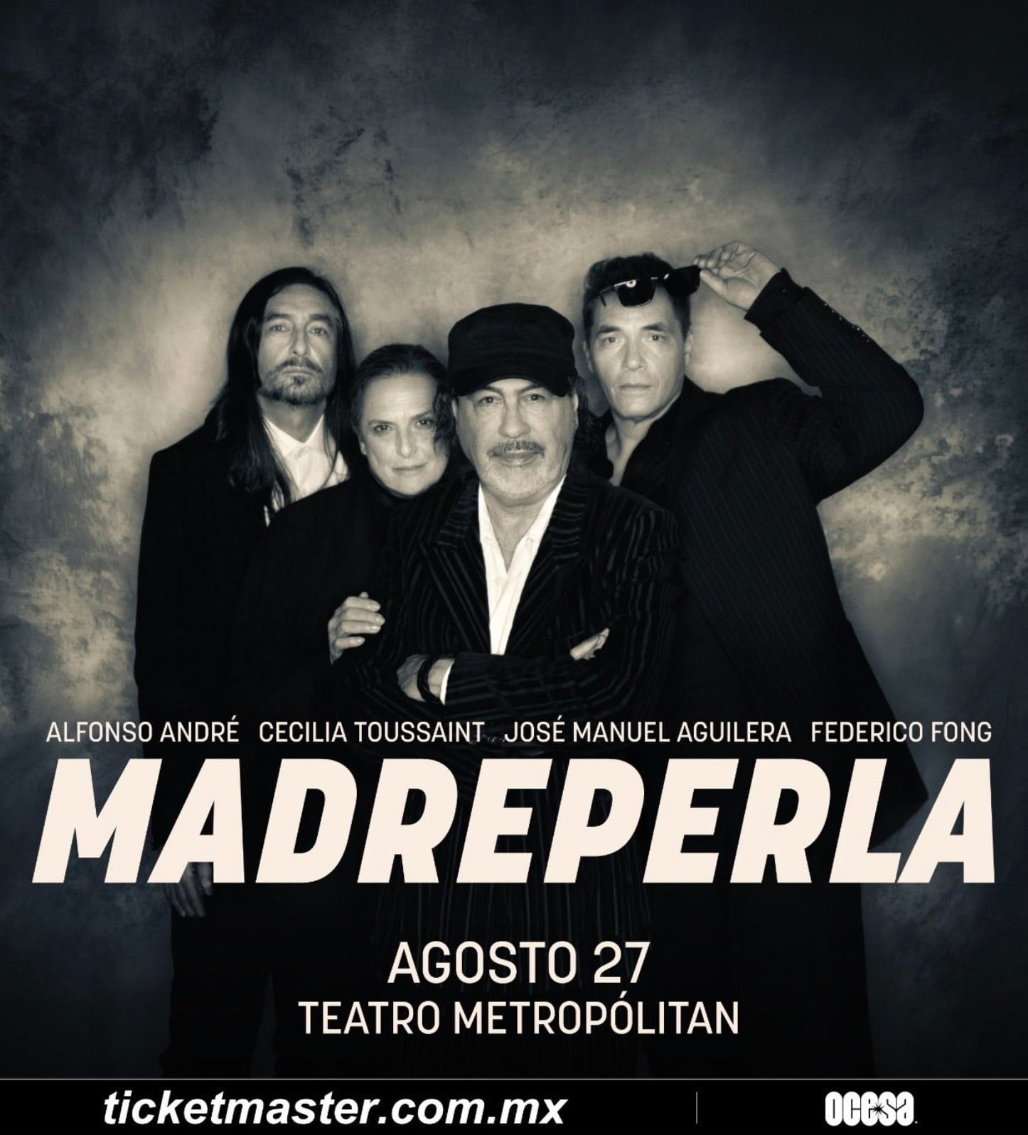 Madreperla tendrá un concierto en el Teatro Metropólitan