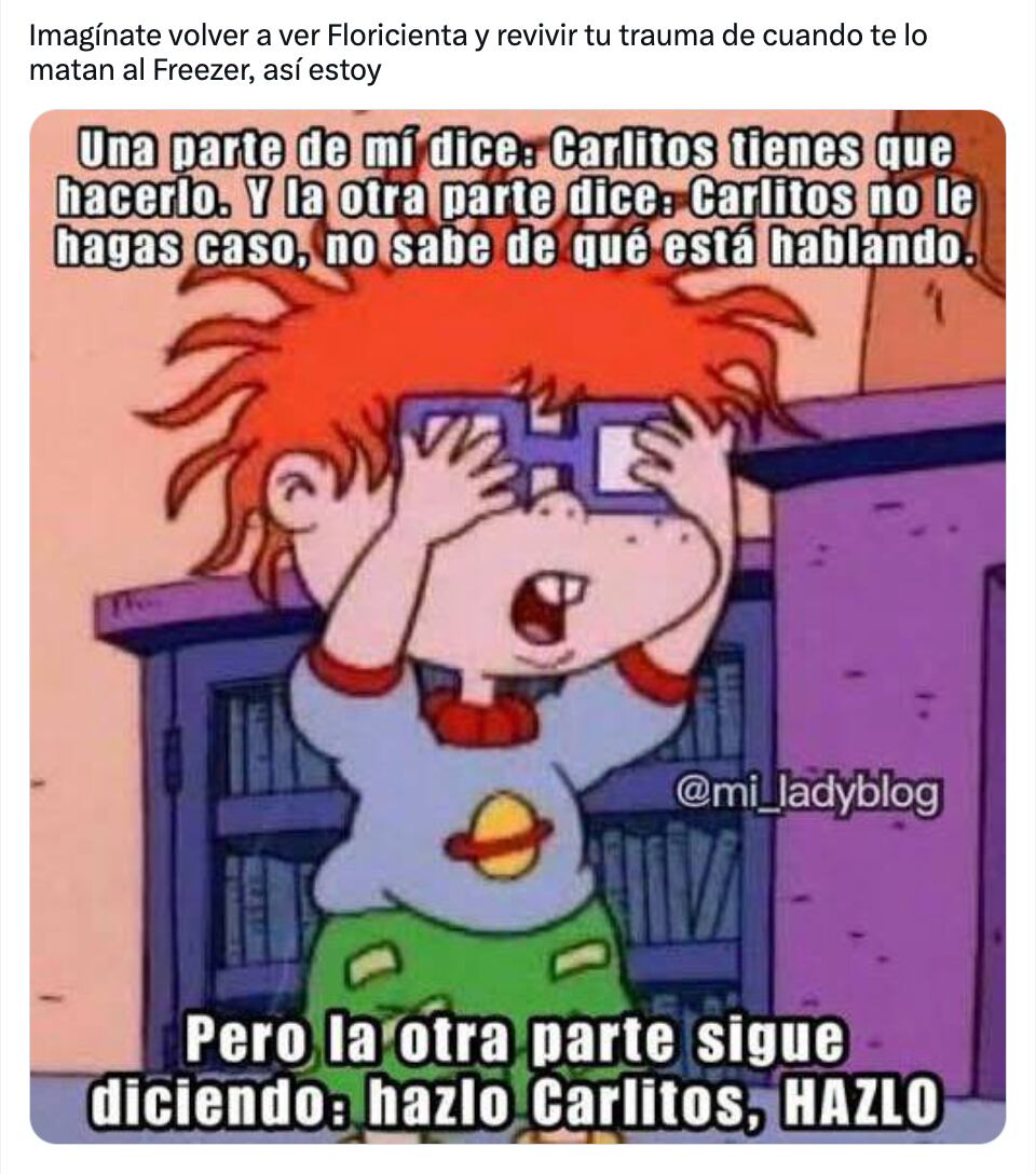 Meme de Floricienta en HBO Max