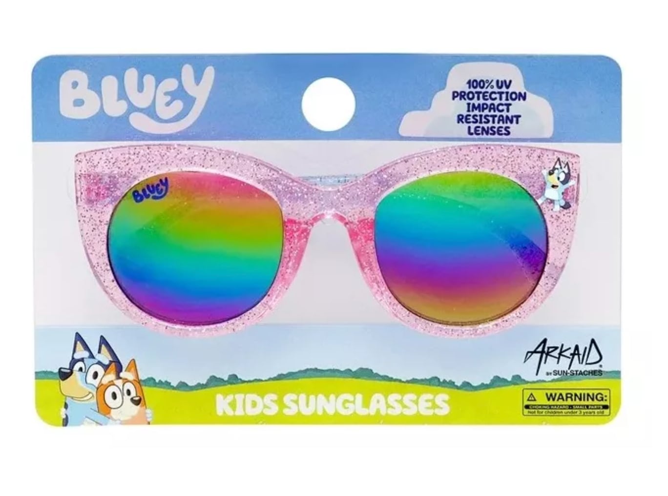 Lentes de Bluey rosas