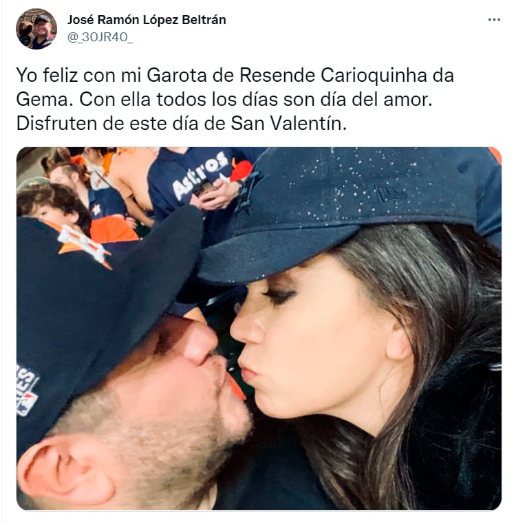 Tuit de José Ramón López Beltrán