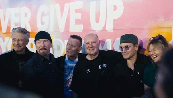 U2 visita el Parque Ecológico Lago de Texcoco