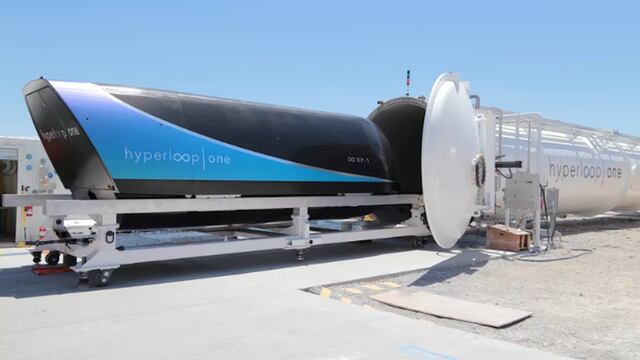 La pista de pruebas de Hyperloop.