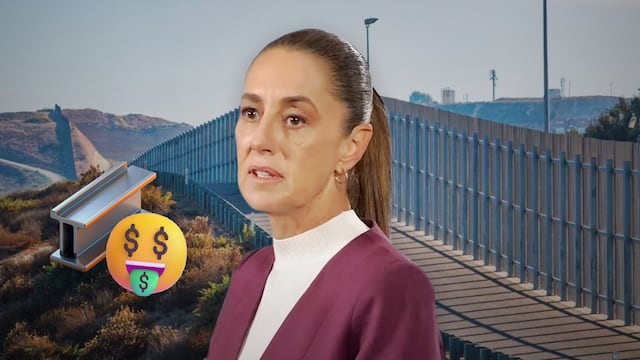 Sheinbaum responde a la compra de acero para el muro fronterizo