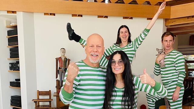 Demi Moore y Bruce Willis juntos en cuarentena
