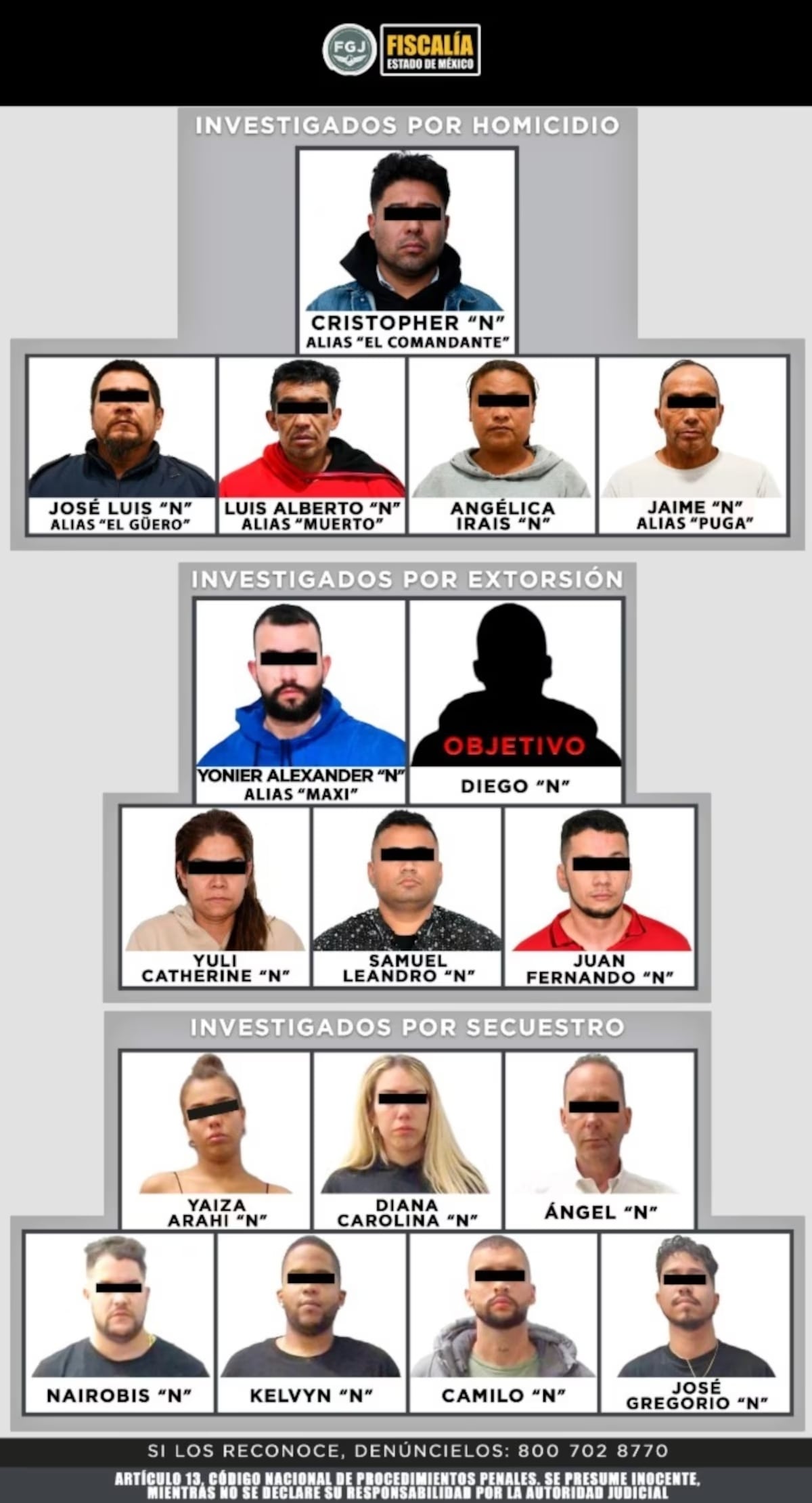 Detenidos por asesinatos de B-King y Regio Clown.