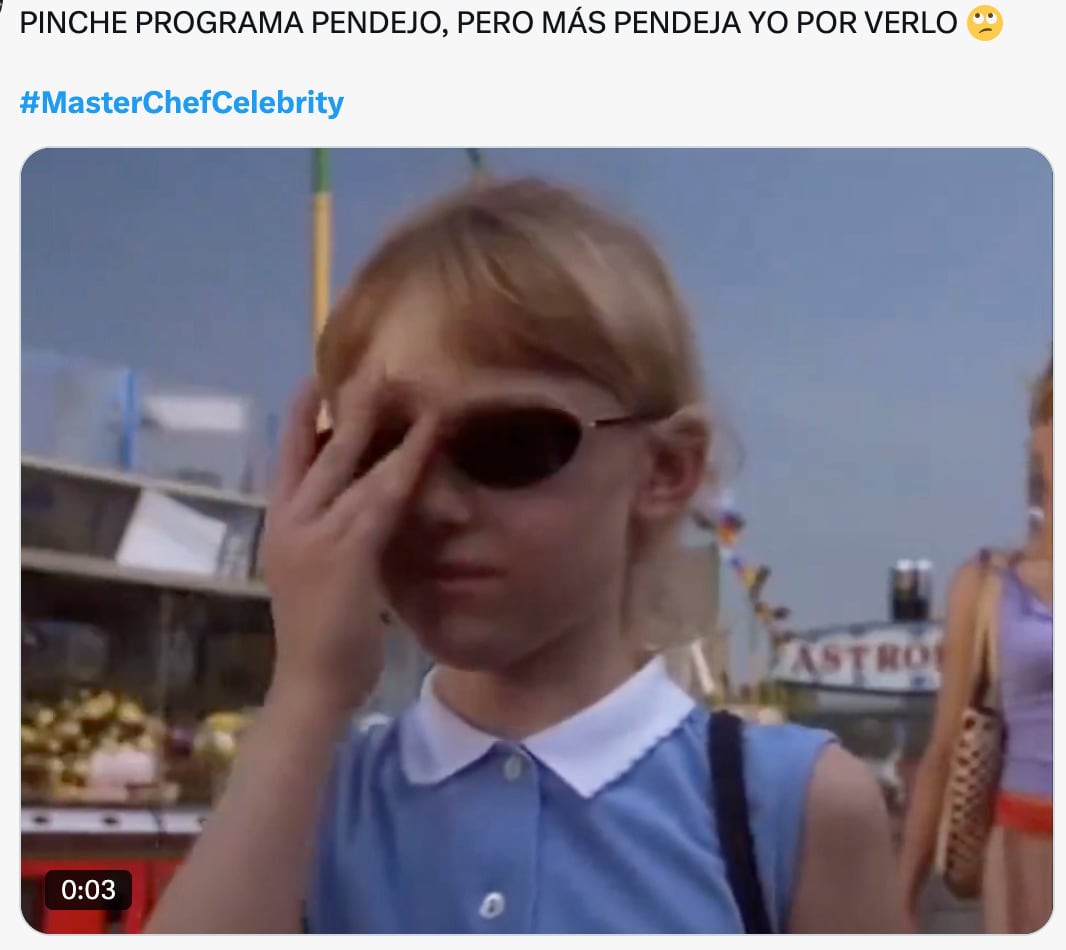 Memes de la eliminación de Chef en proceso de MasterChef Celebrity 2025