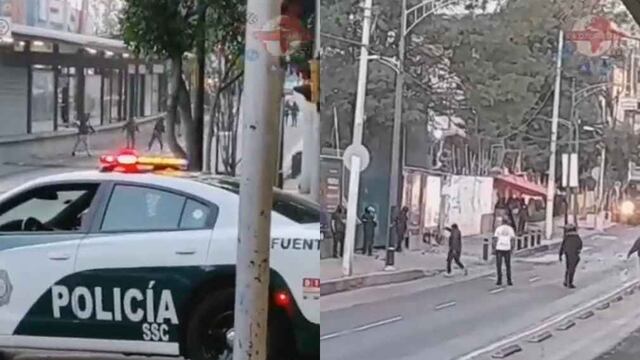 Impiden desalojo de vivienda a balazos, palos y piedras