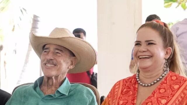 Andrés García y su esposa Margarita Portillo