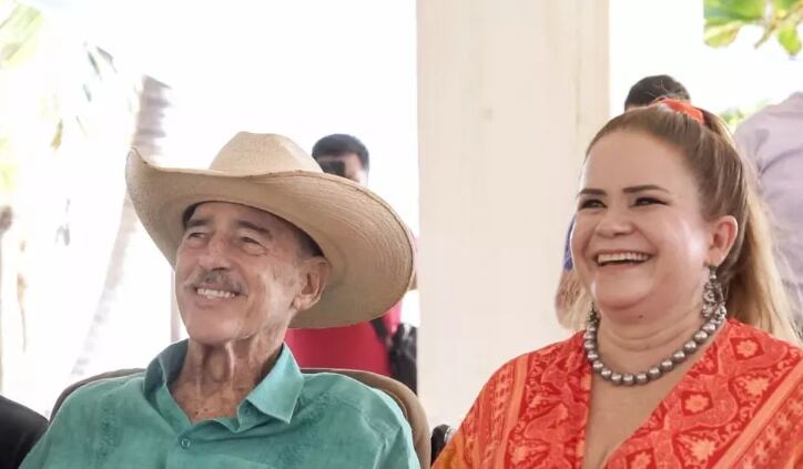 Andrés García y su esposa Margarita Portillo