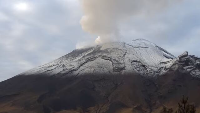 Volcán Popocatépetl el 18 de agosto