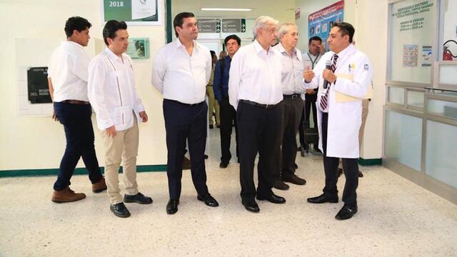 El presidente de la República sostuvo un diálogo en el Hospital Rural de Tepic.