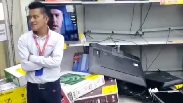 Los sujetos fueron detenidos a unas calles del local