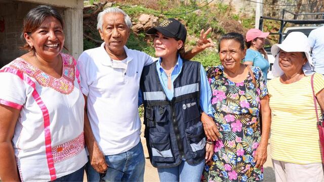Evelyn Salgado en colonia Ex Campo de Tiro de Acapulco