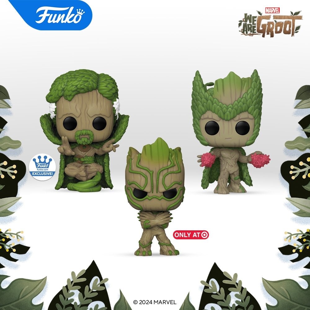 Funko Pop! de Groot vestido como Los Vengadores