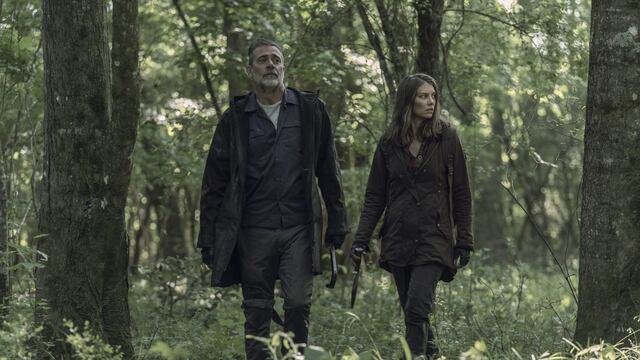 Negan y Maggie en The Walking Dead